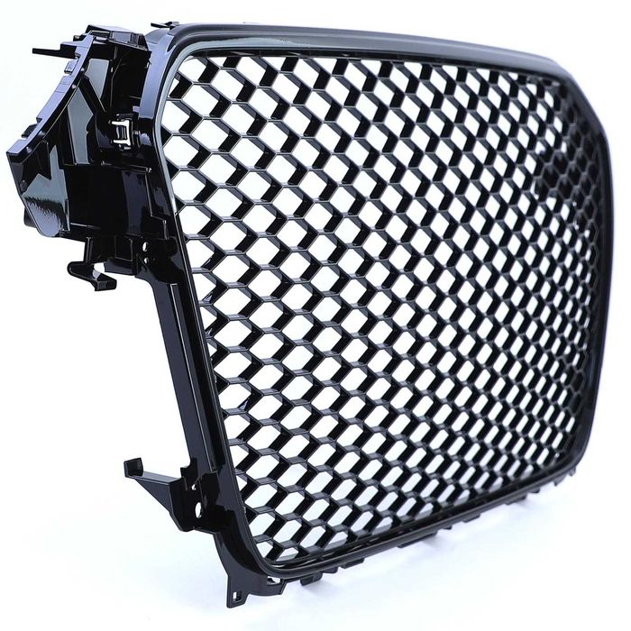 Решетка без емблема черен гланц спортна Ауди А4 Audi A4 B8 Facelift 11