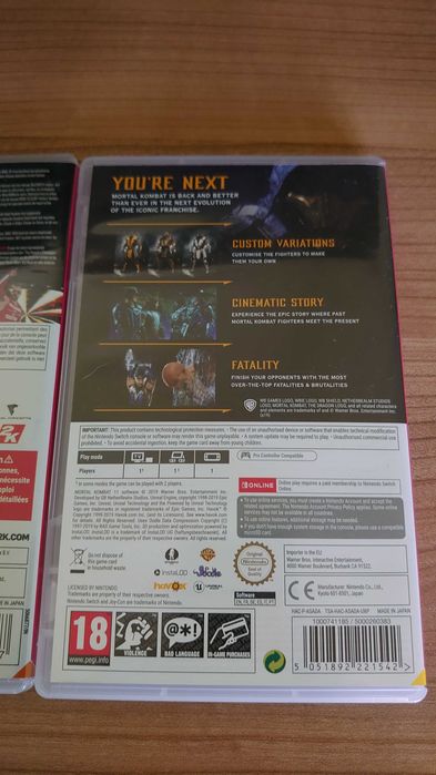 Игра за нинтендо слич mortal kombat 11