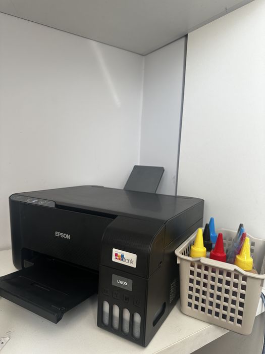 Epson L3200 с краской