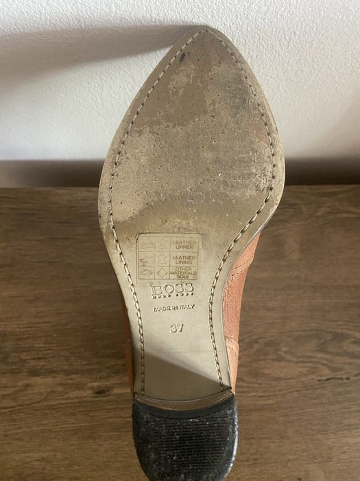 Ghete din piele hugo boss
