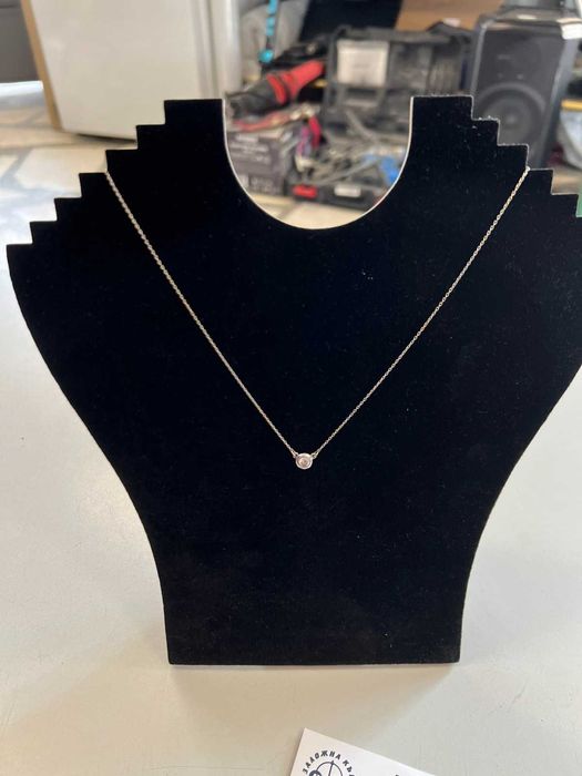 Бяло Злато Синджир 44см 2.3гр 14к