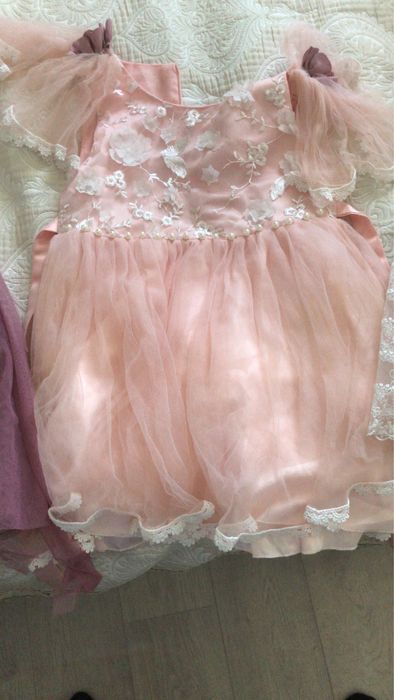 Нарядные платье б/у, 1-3 лет