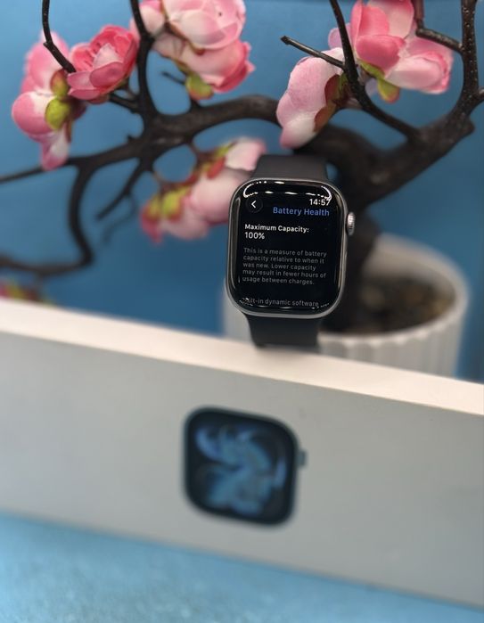ГАРАНЦИОНЕН!!! Смарт часовник Apple Watch 11 GPS, Space Grey, 42mm