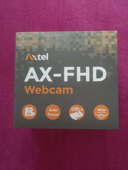Camera web Axtel AX-FHD, Full HD 1080p, USB-A, Black- NOUA