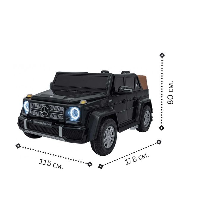 Лицензиран Акумулаторен Джип Mercedes Benz MAYBACH G650 2026,300W, 24V