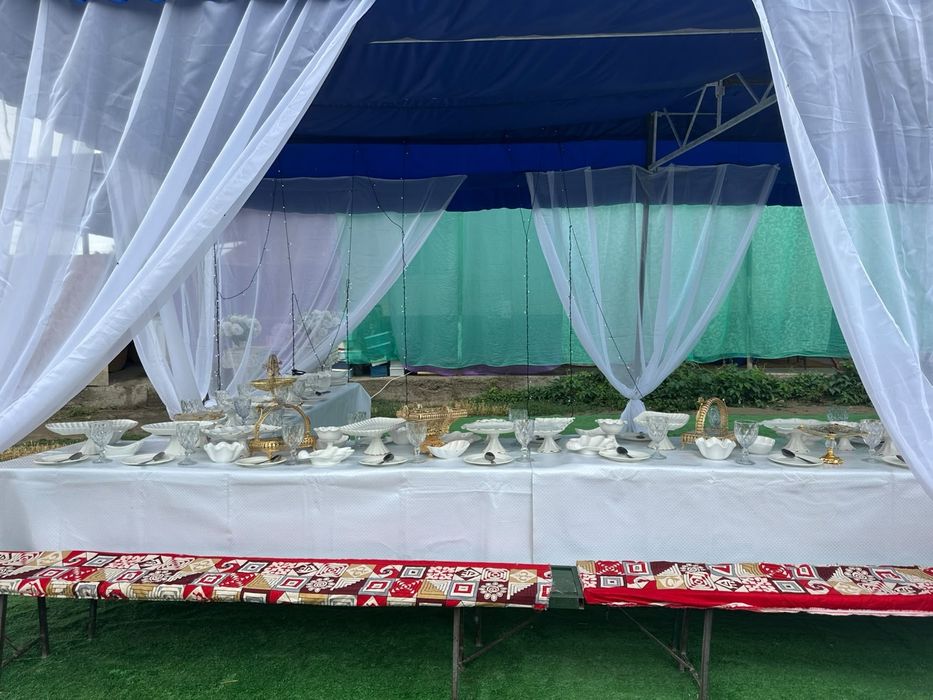 Прокат посуды и палатки