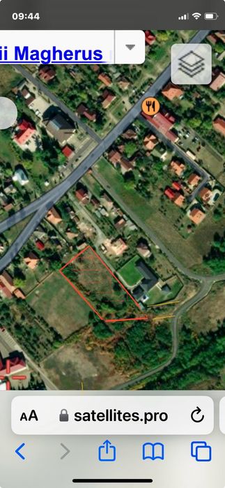 Teren de vânzare centrul orașului Tautii Magherausi