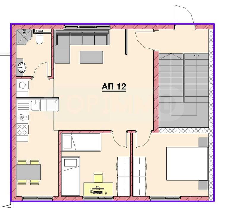 Тристаен апартамент с панорамна гледка в Балчик