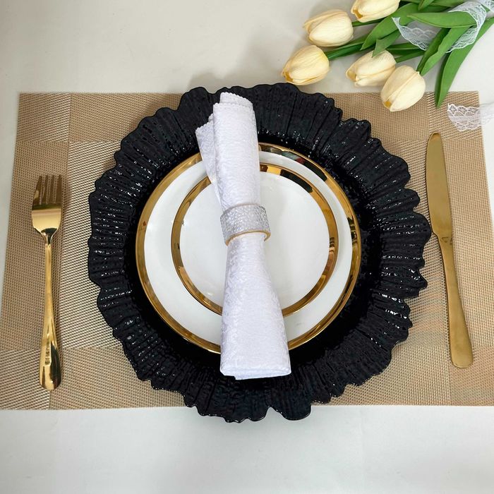 Farfurii Ieftine Nunta, Farfurie Suport, Model Frunza, Model Deosebit