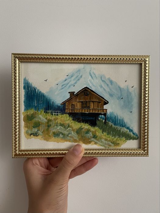Pictura cu rama original