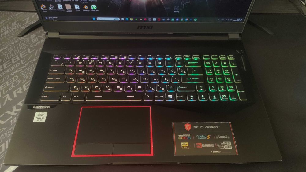 Ноутбук MSI GE75 RTX 2080 Super/ i7 10750