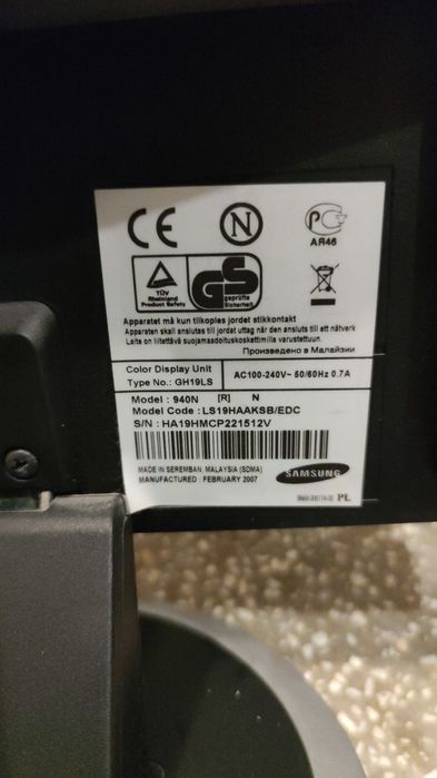 Monitor Samsung PC