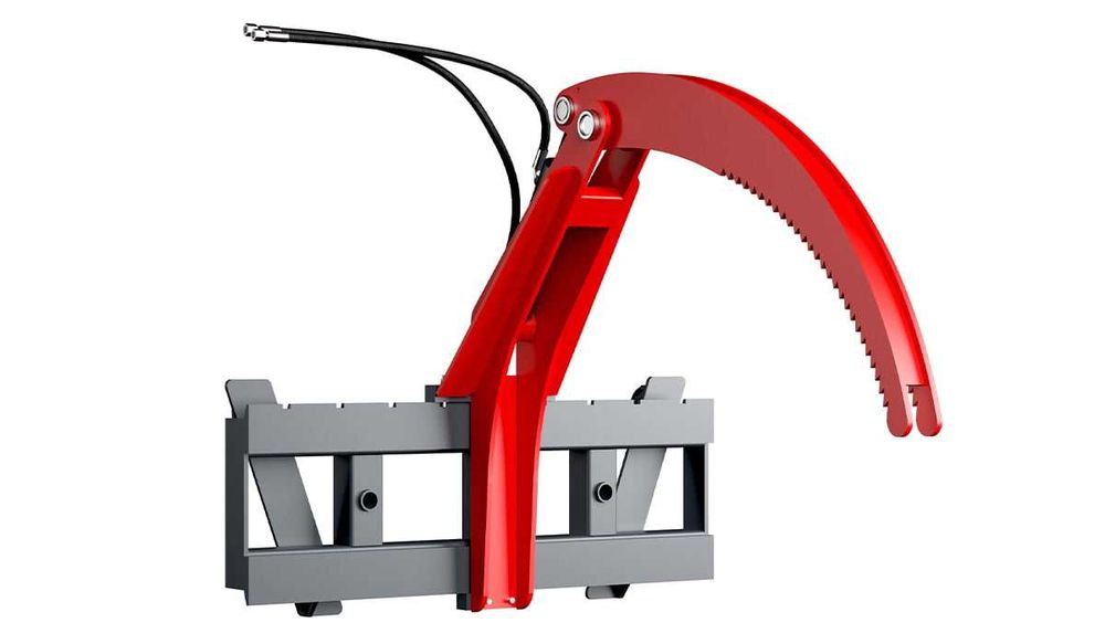 2500 kg cleste + cadru + furci - incarcator / tractor / stivuitor