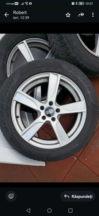 Jante  R 18. AUDI. Anvelope 235.55.18