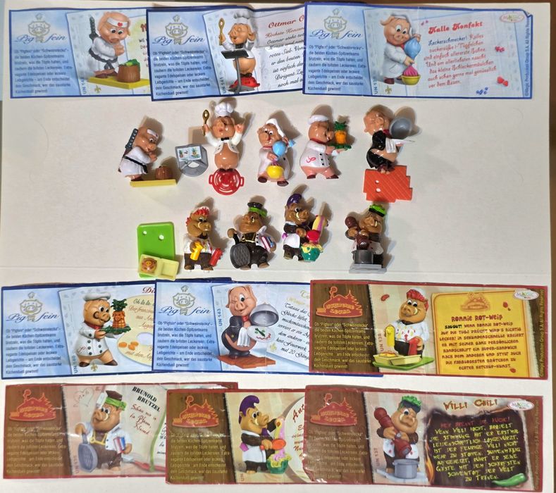 Пълни серии от Kinder Surprise