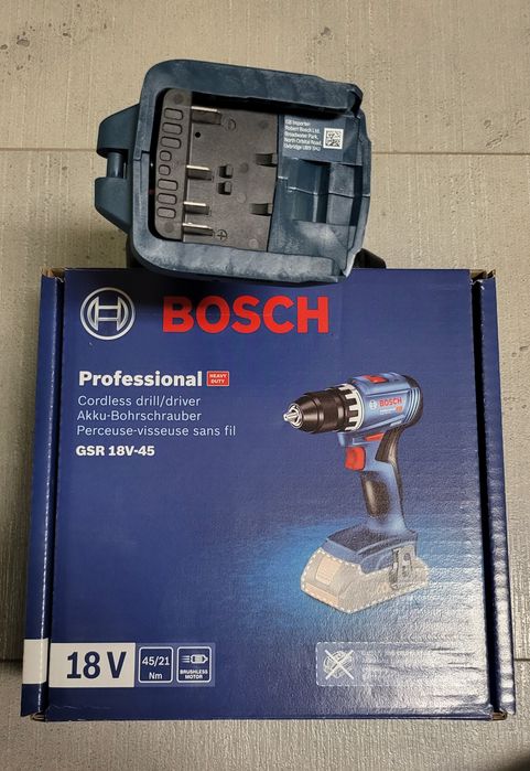 Нов винтоверт БОШ GSR 18V-45 безчетков