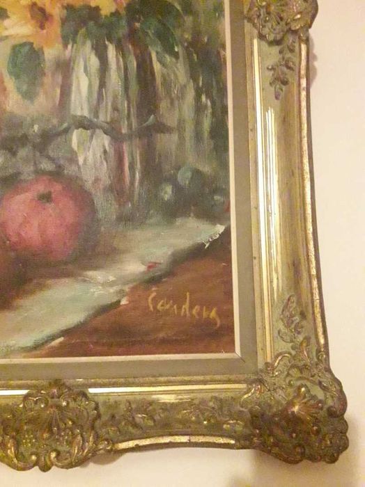 Pictura pe panza tablou semnata