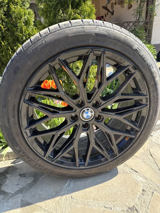 Vand jante Bmw impecabile 5x112 cu anvelope in doua latimi Good Year DOT 2022 si 4 Anvelope 245/45/19 DOT 2025