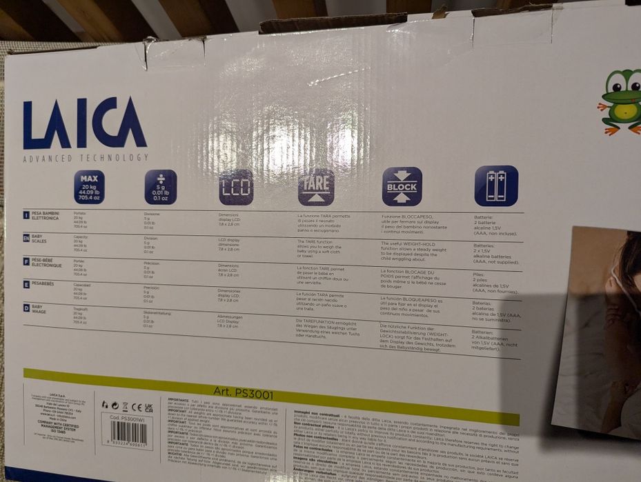 Cantar laica bebe - baby lane PS 3001