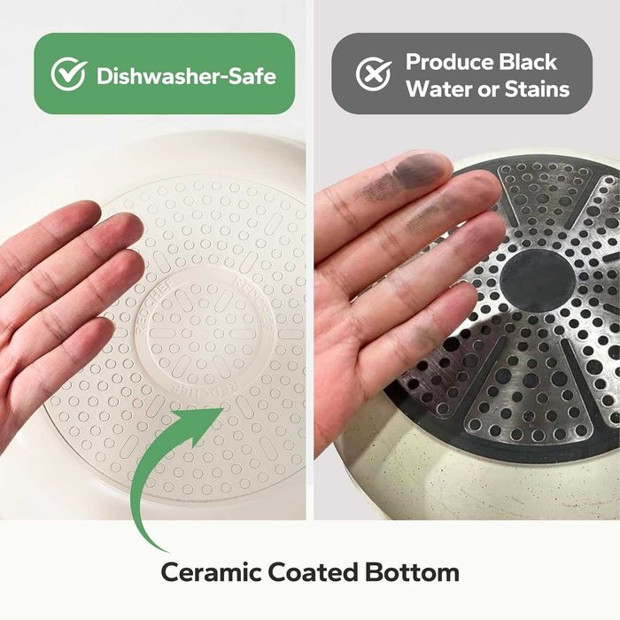 Индукционен тиган Redchef, Керамичен, 28 см, незалепващо покритие