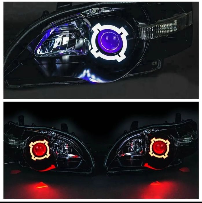 Ангелски очи лед X shape универсални RGB