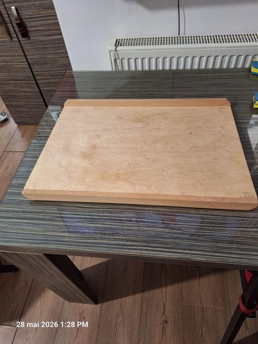 Placa lemn fag pentru intins si framantat aluat 70x50cm