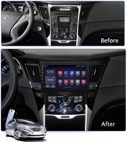 HYUNDAI Sonata VIgen Sonata 2010/2015 9''/12.3''Андроид Навигация,9017
