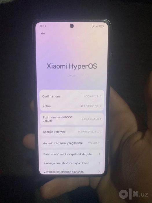 Poco f 4 gt 256/12