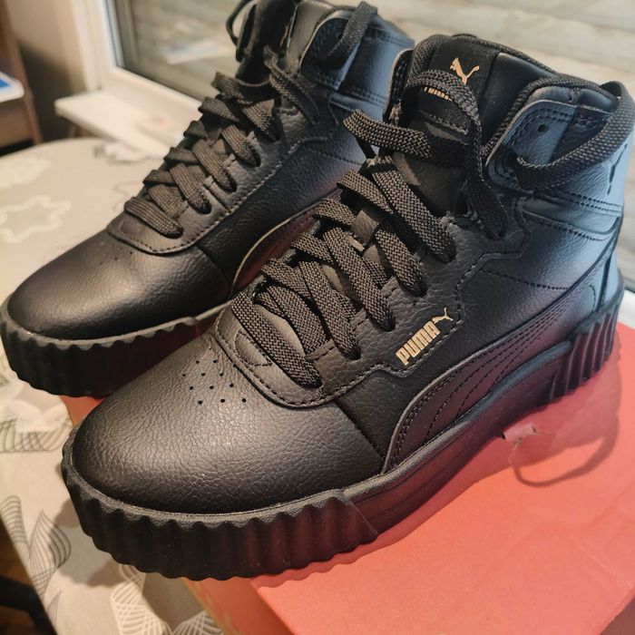 кожени дамски спортни обувки Puma