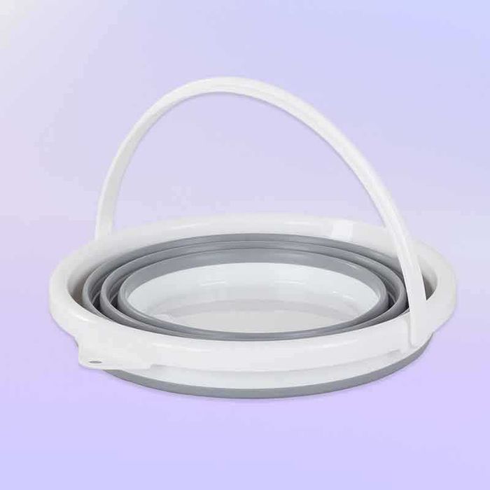 Силиконова сгъваема кофа 10L с подсилена конструкция