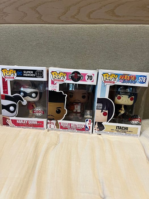 Funko Pop Russell Westbrook, Marvel, DC ,Naruto, Star Wars, spider-Man
