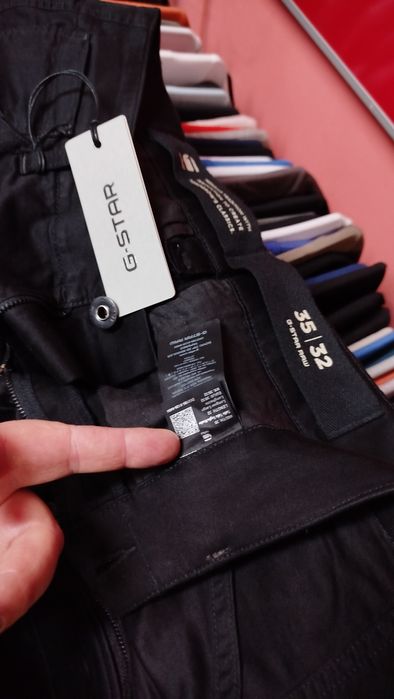 Карго панталон G-Star Rovic Zip W35 W36 нов мъжки черен оригинален