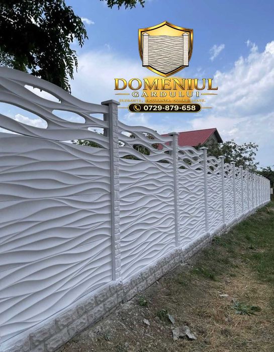 Gard din placi si Garduri de beton