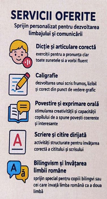 Ședințe individuale de logopedie/Învățarea limbii române pentru copiii bilingvi