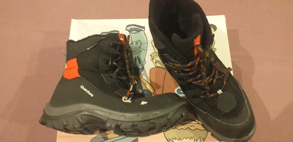 Детски черни обувки от кожа за момиче 35лв-размер 32