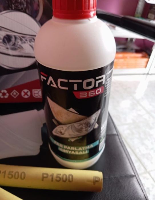 Комплект за химическо полиране на фарове