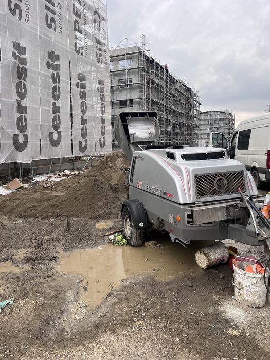 Executam sapa mecanizata