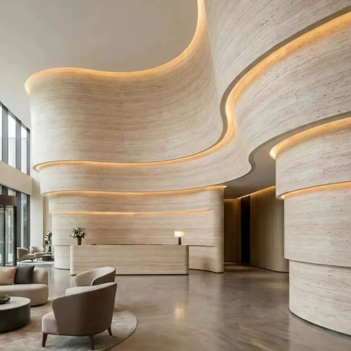 Piatra flexibila travertine 1200x600x0,3 mm