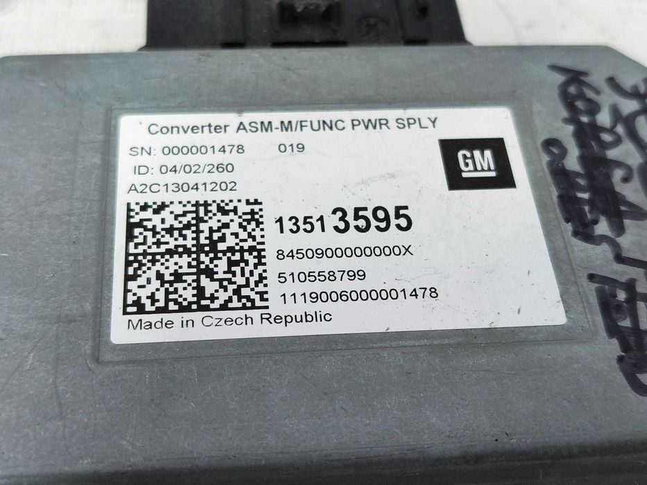 Modul convertor alimentare Opel Astra K COD: 13513595 2019 / [2015-2021] / (5G3)