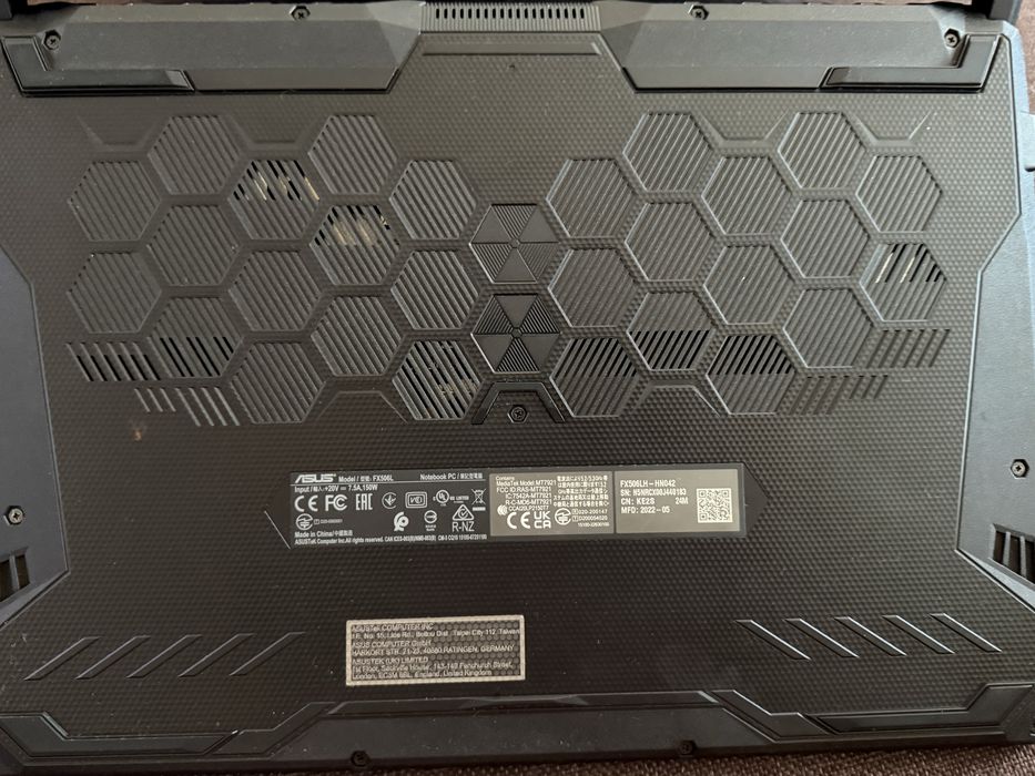 Laptop Asus Tuf15 gaming