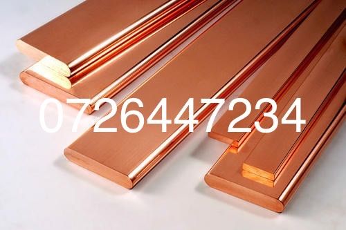 Bara de cupru dreptunghiulara ( plata ) si patrata bare