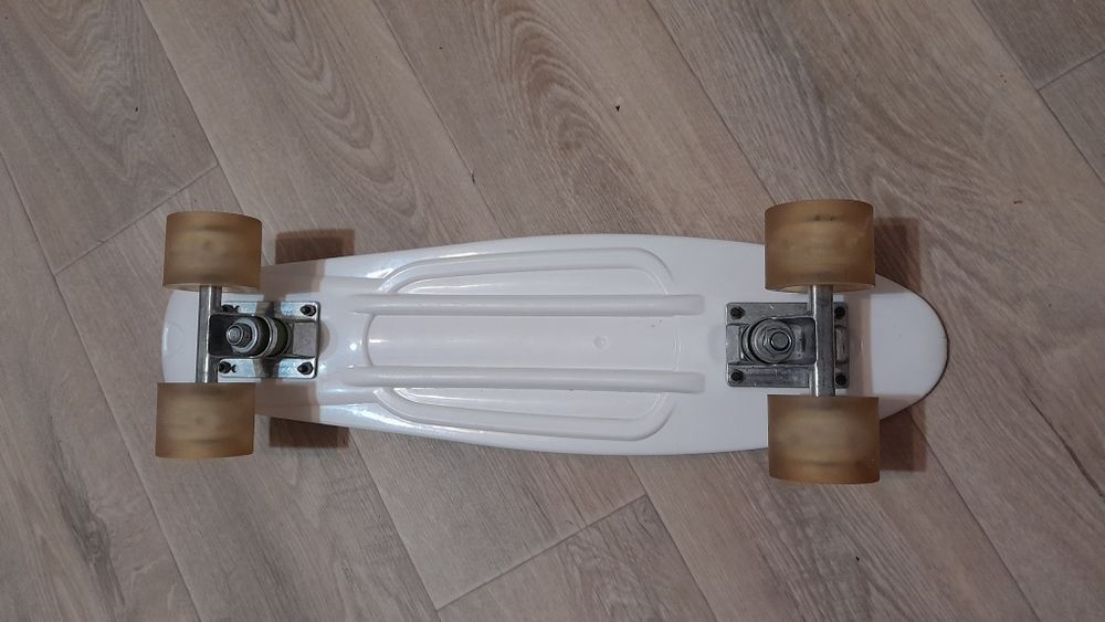 белый penny board (пенни борд)