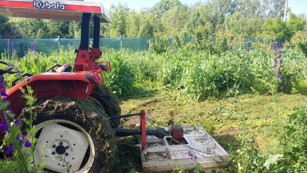 Оран, фрезоване, косене с малък трактор