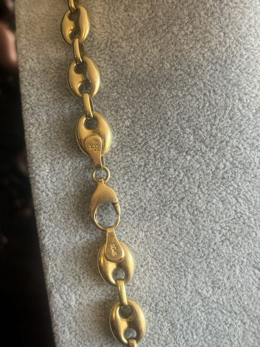 Златни синджири 14к /585 скорпион и бобови зърна