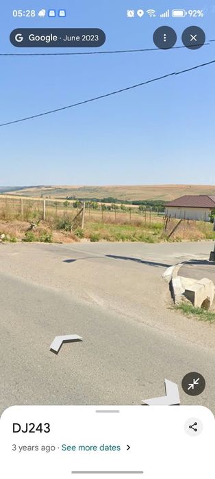 De vanzare 2 loturi de teren 1000 m patrati cu deschidere la drum de 16 m