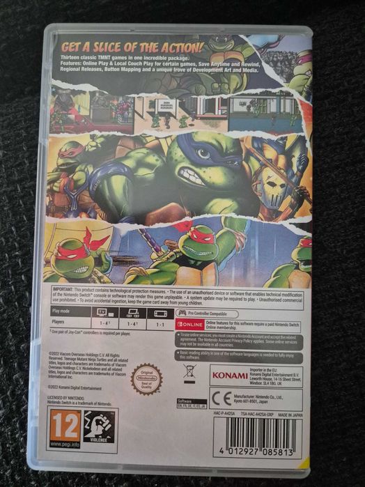 Joc TMNT: The Cowabunga Collection pentru Nintendo Switch