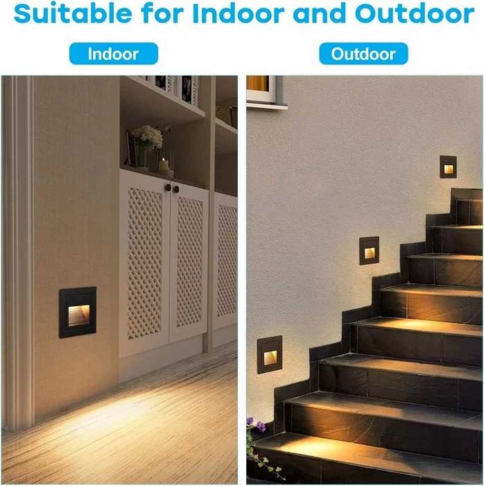 8 buc lumini LED scări aplice încastrate perete scări coridoare hol