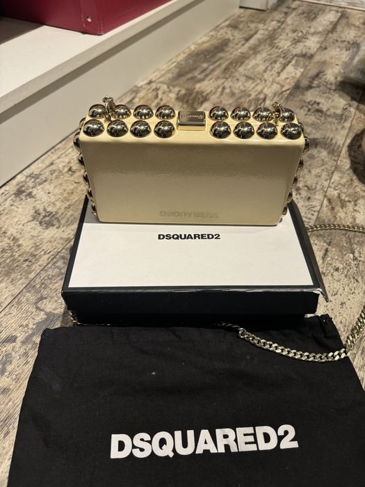 Geanta clutch Dsquared piele lacuita