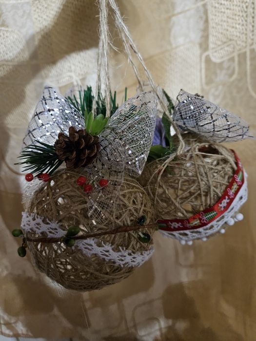 Игрушки ёлочные.