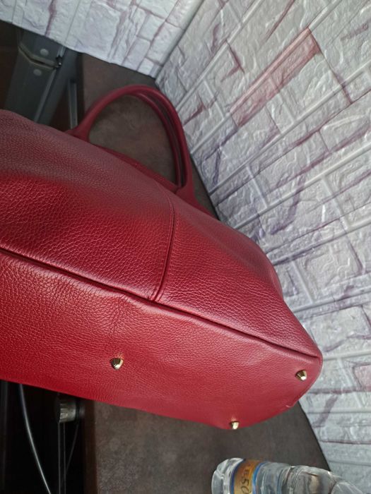 дамска чанта, Uggari
голяма червена торба-естествена кожа